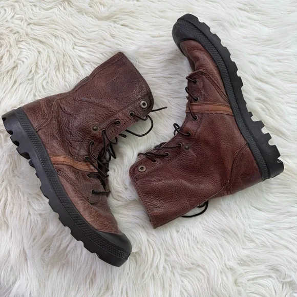 Palladium Baggy Leather Boots - Picture 1 of 8